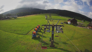 Skiarena R3 Ramzová - Dolní část sjezdovky Skiareálu Ramzová - 17.7.2025 v 08:00