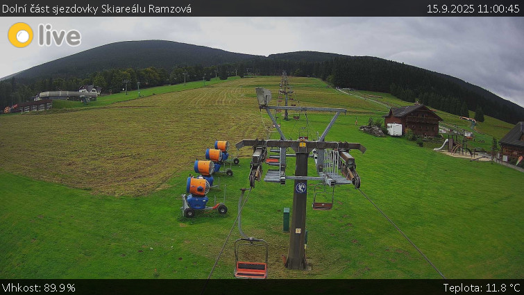 Horské atrakce Ramzová - Dolní část sjezdovky Skiareálu Ramzová - 15.9.2025 v 11:00 Horské atrakce Ramzová - Dolní část sjezdovky Skiareálu Ramzová - 15.9.2025 v 11:00