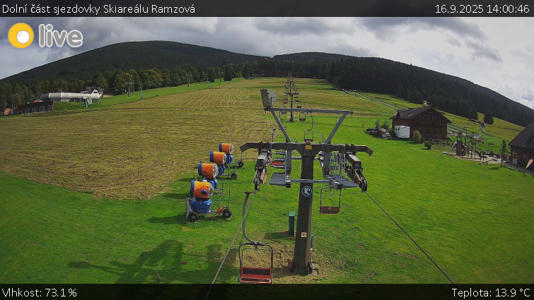 Horské atrakce Ramzová - Dolní část sjezdovky Skiareálu Ramzová - 16.9.2025 v 14:00 Horské atrakce Ramzová - Dolní část sjezdovky Skiareálu Ramzová - 16.9.2025 v 14:00