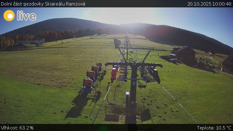 Horské atrakce Ramzová - Dolní část sjezdovky Skiareálu Ramzová - 20.10.2025 v 10:00 Horské atrakce Ramzová - Dolní část sjezdovky Skiareálu Ramzová - 20.10.2025 v 10:00