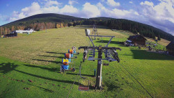 Dolní část sjezdovky Skiareálu Ramzová