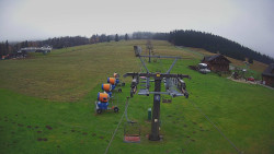 Dolní část sjezdovky Skiareálu Ramzová