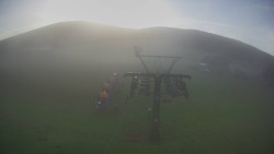 Dolní část sjezdovky Skiareálu Ramzová