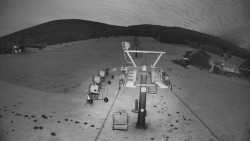 Dolní část sjezdovky Skiareálu Ramzová