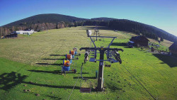 Dolní část sjezdovky Skiareálu Ramzová