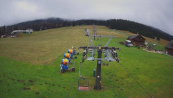 Dolní část sjezdovky Skiareálu Ramzová