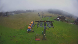 Dolní část sjezdovky Skiareálu Ramzová