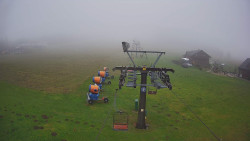 Dolní část sjezdovky Skiareálu Ramzová