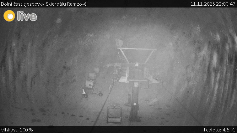 Horské atrakce Ramzová - Dolní část sjezdovky Skiareálu Ramzová - 11.11.2025 v 22:00