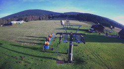 Dolní část sjezdovky Skiareálu Ramzová