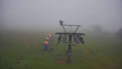 Dolní část sjezdovky Skiareálu Ramzová