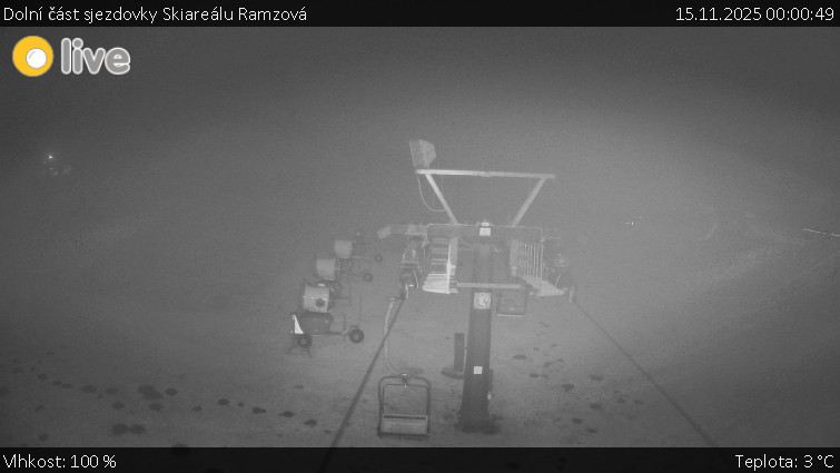 Horské atrakce Ramzová - Dolní část sjezdovky Skiareálu Ramzová - 15.11.2025 v 00:00