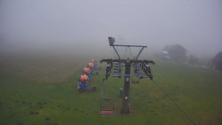 Dolní část sjezdovky Skiareálu Ramzová