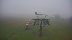 Dolní část sjezdovky Skiareálu Ramzová