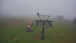 Dolní část sjezdovky Skiareálu Ramzová