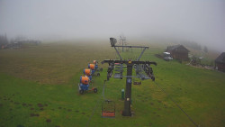 Dolní část sjezdovky Skiareálu Ramzová