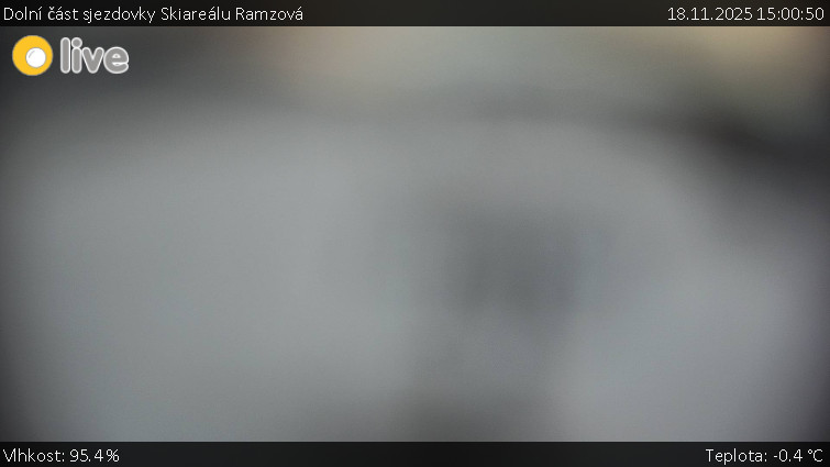 Horské atrakce Ramzová - Dolní část sjezdovky Skiareálu Ramzová - 18.11.2025 v 15:00