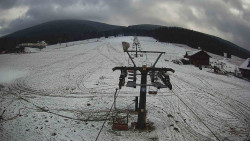 Dolní část sjezdovky Skiareálu Ramzová