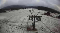 Dolní část sjezdovky Skiareálu Ramzová