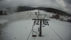 Dolní část sjezdovky Skiareálu Ramzová