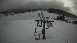 Dolní část sjezdovky Skiareálu Ramzová