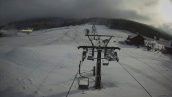 Dolní část sjezdovky Skiareálu Ramzová