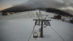 Dolní část sjezdovky Skiareálu Ramzová