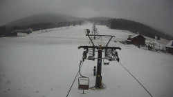 Dolní část sjezdovky Skiareálu Ramzová