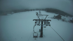 Dolní část sjezdovky Skiareálu Ramzová