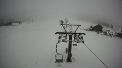 Dolní část sjezdovky Skiareálu Ramzová