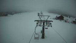 Dolní část sjezdovky Skiareálu Ramzová