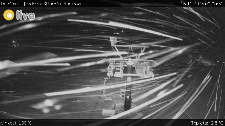Horské atrakce Ramzová - Dolní část sjezdovky Skiareálu Ramzová - 26.11.2025 v 00:00