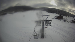 Dolní část sjezdovky Skiareálu Ramzová