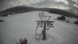 Dolní část sjezdovky Skiareálu Ramzová