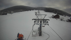 Dolní část sjezdovky Skiareálu Ramzová