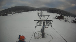 Dolní část sjezdovky Skiareálu Ramzová