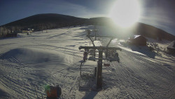 Dolní část sjezdovky Skiareálu Ramzová