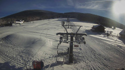 Dolní část sjezdovky Skiareálu Ramzová