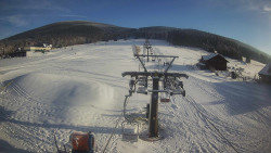 Dolní část sjezdovky Skiareálu Ramzová