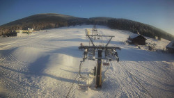 Dolní část sjezdovky Skiareálu Ramzová