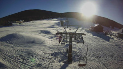 Dolní část sjezdovky Skiareálu Ramzová