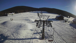 Dolní část sjezdovky Skiareálu Ramzová