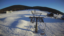 Dolní část sjezdovky Skiareálu Ramzová