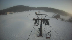 Dolní část sjezdovky Skiareálu Ramzová