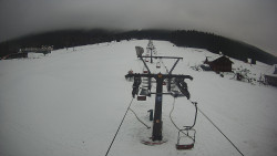 Dolní část sjezdovky Skiareálu Ramzová