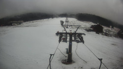 Dolní část sjezdovky Skiareálu Ramzová