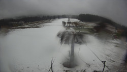 Dolní část sjezdovky Skiareálu Ramzová