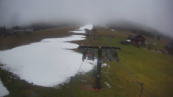 Dolní část sjezdovky Skiareálu Ramzová