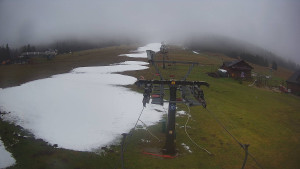 Horské atrakce Ramzová - Dolní část sjezdovky Skiareálu Ramzová - 8.12.2025 v 08:00