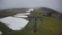 Dolní část sjezdovky Skiareálu Ramzová